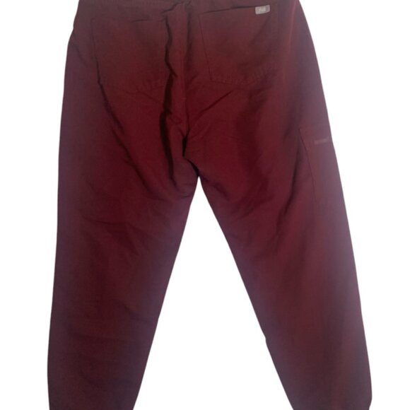 Women's Burgundy Jogger Pants - Picture 4 of 4